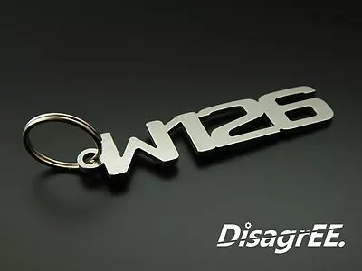 Keyfob Keychain  W126  For Mercedes S 280S SE 420 500 560SE - Stainless Steel • $15.90
