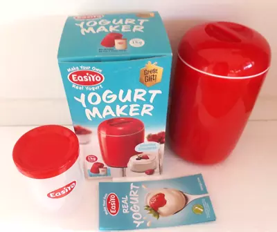 Genuine Easiyo Yoghurt Maker Kit - Red Easiyo Made In N. Zealand Never Used • $35