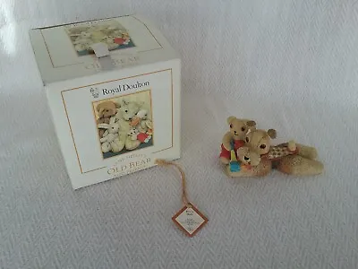 Royal Doulton Jane Hissey Old Bear And Friends Ruff's Prize Ornament OB9 OB4613 • £40