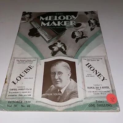 The Melody Maker Vintage Magazine October 1929 • $37.99