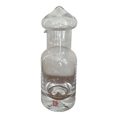 Rare Vintage Dartington Crystal Glass Oil Or Vinegar Bottle Decanter England • $75