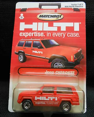Nip Matchbox Hilti Tools Expertise Jeep Cherokee Collector Promotional Mint 1:64 • $27.50