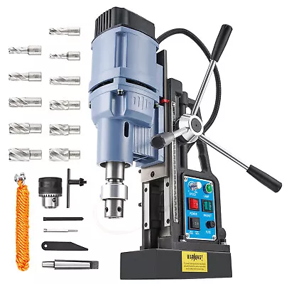 Mag Drill Press 1950W Mag Drill 3125 Lbf/13900N Mag Force 2  Max. Dia. 11 Bits • $325.66