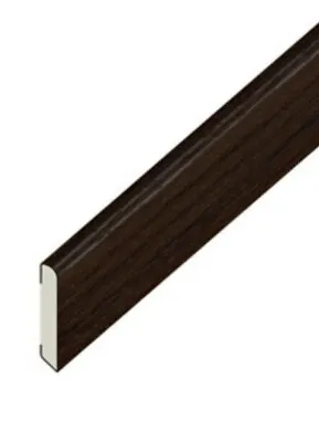 £9.98 • Buy 1.5m X 20mm Rosewood UPVC Plastic Trim Cloaking Fillet Window Bead COILED