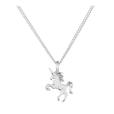 £3.49 • Buy CHILDREN's Girls Jewellery Silver / Gold UNICORN Necklace Pendant And Gift Card