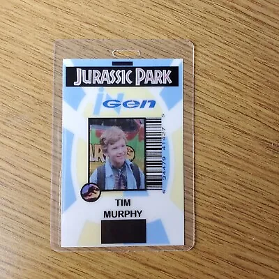 Jurassic Park ID Badge-Ingen Tim Murphy Costume Prop Cosplay • $13.38
