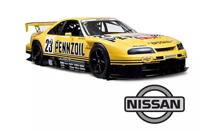 £44.56 • Buy 1:10 RC Clear Lexan Body Nissan GTR R33 V Spec  With Pennzoil Decal Sheet 
