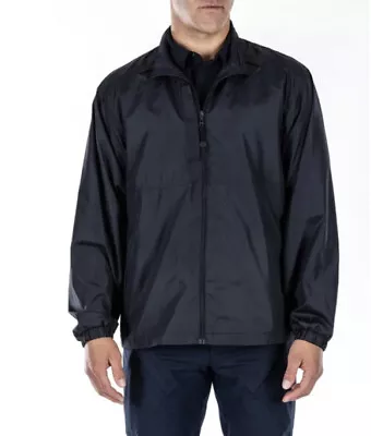 5.11 Tactical Jacket Mens L Black Lightweight Windbreaker Full Zip CCW Pkt 48035 • $29.60