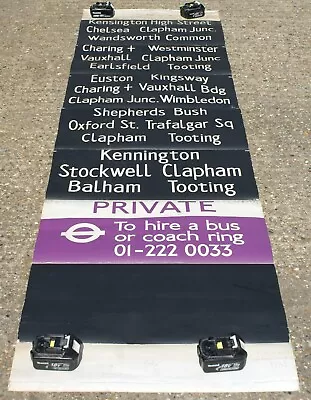 London Transport Merton Al Garage Bus Destination Blind 16 8 82 • £200