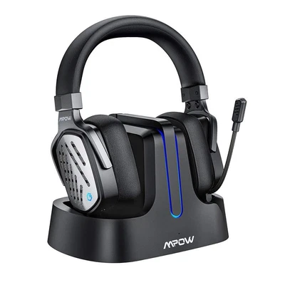 $109.03 • Buy Mpow 2.4G Wireless Gaming Headset Soft Surround Sound Headphones For PC PS4 Xbox