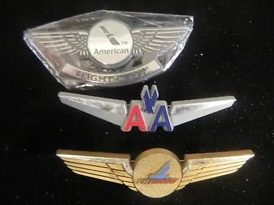 VINTAGE Airline Wings For Children Passengers .. PIEDMONT AIRLINES AND AMERICAN • $8.99