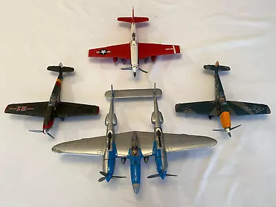 Vintage Lot Of 4 Toy Mark Model Airplanes WWII +FAST SHIPPING! • $35