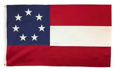 1st National Confederate 7 Star Flags - 2-Ply Polyester • $15.54