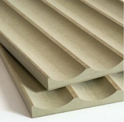 In Flutted MDF Panels 2400mm X 390mm • £49.99
