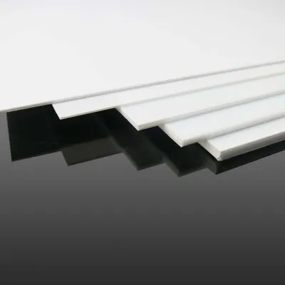 White Smooth ABS Sheets Panel Board Acrylonitrile Butadiene Styrene 37-Sizes DIY • £1.93