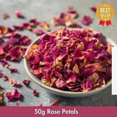 Dried Rose Petals Edible Rose Petals For Wedding Confetti Celebrations Free P&P • £7.44