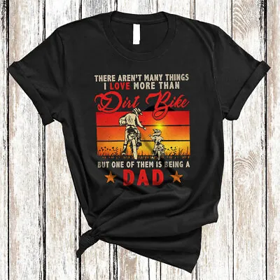 $17.95 • Buy Vintage Retro More Than Dirt Bike Being A Dad Father's Day Family T-Shirt, Mug