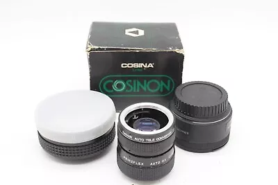 V X4 Vintage Camera Lenses Inc. Cosinon 24mm Prinzflex Converter Canon 50mm • £0.99