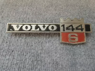 Vintage Car Automobile Badge Logo  Emblem  Volvo 144s 144 S • $20.10