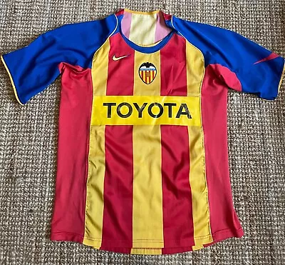 Valencia FC Spain 2004/05 Third Nike Shirt Men Medium • £59.99