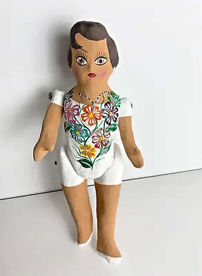 Mexican Cartoneria - Lupita Doll - White Outfit • $43