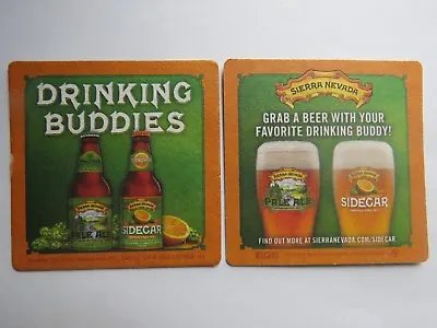 Beer Coaster ~ SIERRA NEVADA Pale Ale ~ Sidecar ~ Chico CALIFORNIA ~ Buddies • $16.79