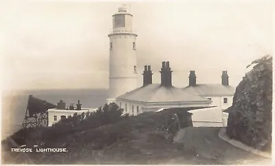 RPPC Padstow Trevose Lighthouse British Production Unposted • £5.99