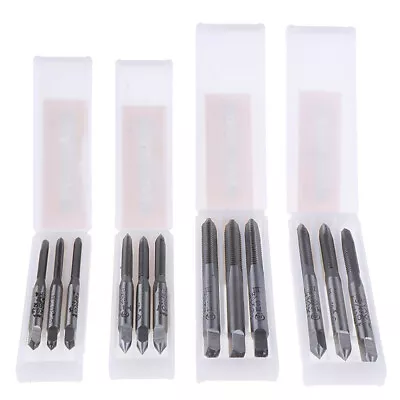 3X/Lot M3/M4/M5/M6 HSS Machine Hand Screw Thread Metric Plug Tap Tool Set _~H Ts • $3.16