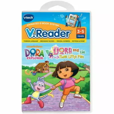 VTech V.Reader Animated E-Book System Book Dora NEW • $5.49