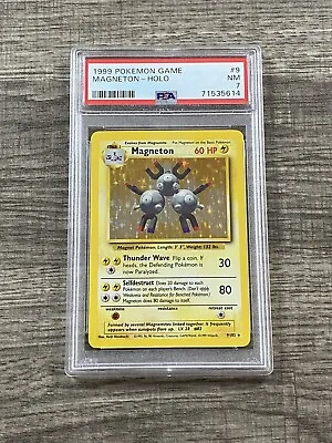 $8.50 • Buy Pokémon TCG PSA 7 Magneton 9/102 Holo Rare 1999 Unlimited Base Set