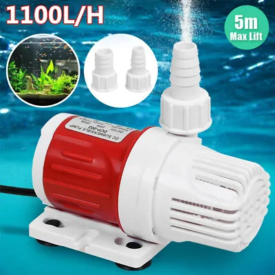 12V Electric Water Pump Submersible Pump Aquarium Fountain Fish Tank Pond 1100LH • £9