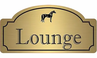 Laser Engraved UV Stable  Lounge  Sign Horse Barn Stable Farm Sign • $14.99