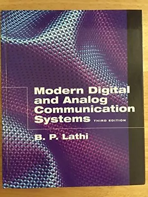 Modern Digital And Analog Communication Systems (The ^AOxford Series In Elec... • $6.76