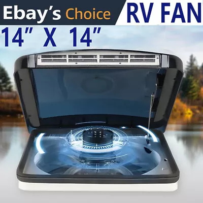 14 *14  RV Roof Vent Ventilation Turbo Fan Camper Van Motorhome Caravan Skylight • $189.99