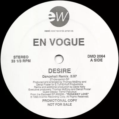 En Vogue - Desire (Dancehall Remix) 12   (Vinyl) • $17.48