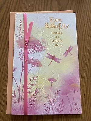 American Greetings Mother's Day Card From Both Of Us.  Retails $4.99 Ribbon • $2.97