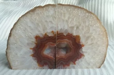 £42 • Buy Quality Natural Agate Crystal Bookends. 1.26 Kg