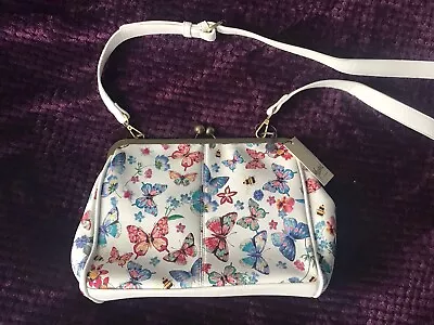 Butterfly Handbag Brand New With Tags Evening Leather Beautiful • £9.99