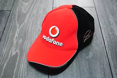 Vodafone Mclaren Mercedes Drivers' Cap 2012 Lewis Hamilton Orange Black One Size • $24.99