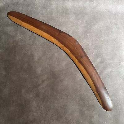 Vintage 50cm Wide Australian Aboriginal Timber Wooden Indigenous Boomerang • $95