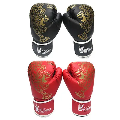 Children Adults Boxing Sparring Training Gloves MMA Kick Boxing Punching Gloves • £13.43