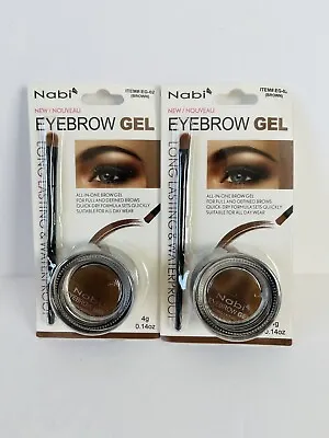 2 X Nabi Eyebrow Gel Brown 4g/0.14oz • $9.90