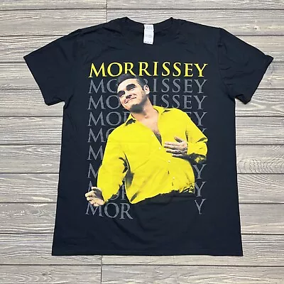 2015 Morrissey USA Tour Black Rock Concert Band T-Shirt Size Medium The Smiths • $18.99