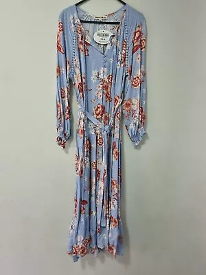 BNWT SHAREEN COLLECTIONS: SZ 6 Floral Boho Long Sleeve Dress • $15