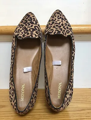Merona Animal Print Flats Shoes Size 6 1/2 Cj13 • $15