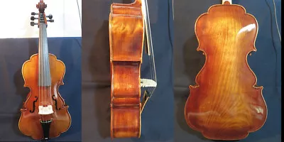 Higher Rib Song Brand Maestro 5 String Viola 18 Mahogany Wood Back #13021 • $1099