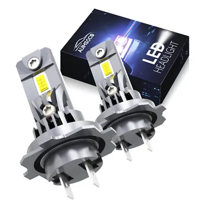 2x H7 LED Headlight Fog Bulbs Kit High Low Beam 20000LM Super Bright 6000K White • $49.99