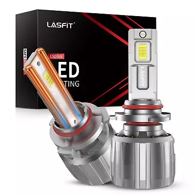 Lasfit 9012 HIR2 LED High Low Beam Headlight Bulb 13000LM 6000K Extremely Bright • $129.99