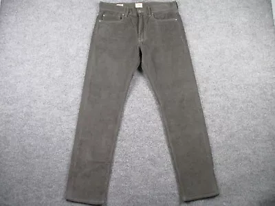 J Crew Pants Adult 32x32 Gray Corduroy 770 Straight Fit Leg NEW NWT Mens • $29.25