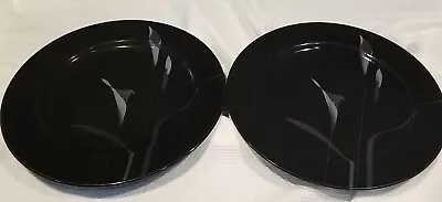 Mikasa Galleria OPUS BLACK FK701 Dinner Plate 11  2 Ea In Set. Discontinued MCM • $20.50